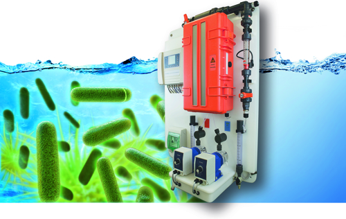 Chlorine dioxide system with legionella 500