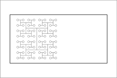 Beck hydraulic sketch 05 Tichelmann-System with 64 jets