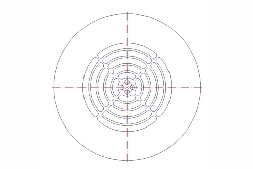 Beck hydraulic sketch 13 Nozzle cover wall